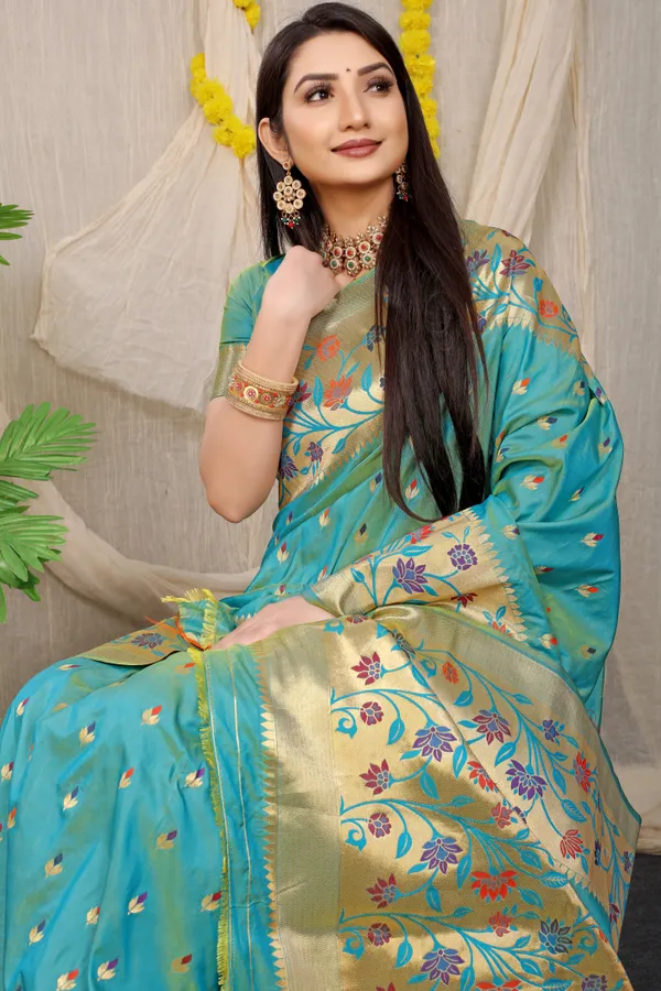 GREEN_ZARI_WORK_PATOLA_SILK_SAREE